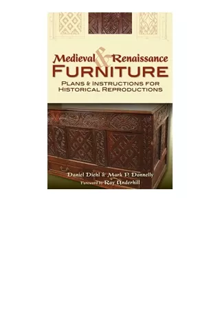 Download Medieval and Renaissance Furniture Plans and Instructions for Historical Reproductions for ipad