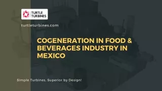 Cogeneration in Food & Beverages Industry in Mexico