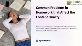common problems in homework that affect