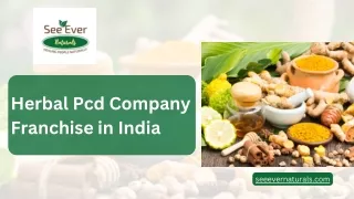 Herbal Pcd Company Franchise