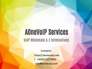 VoIP Services A-Z  Destinayions