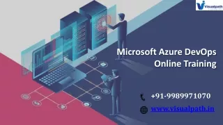 Microsoft Azure DevOps Online Training | Azure DevOps Training