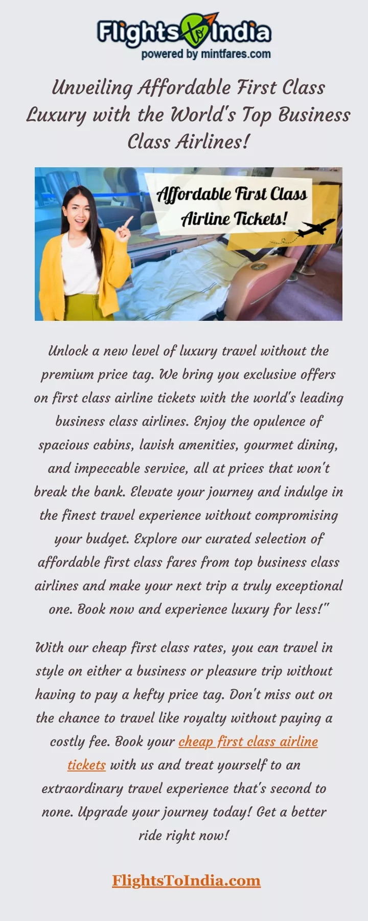 unveiling affordable first class luxury with