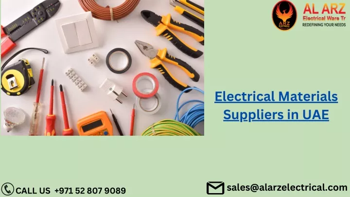 electrical materials suppliers in uae