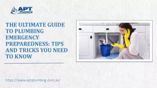 The Ultimate Guide to Plumbing Emergency Preparedness Tips and Tricks You Need to Know