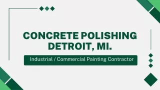concrete polishing detroit mi