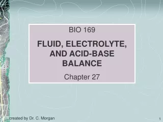 bio 169 fluid electrolyte and acid base balance