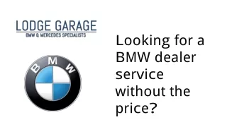 BMW CAR REPAIR SERVICING