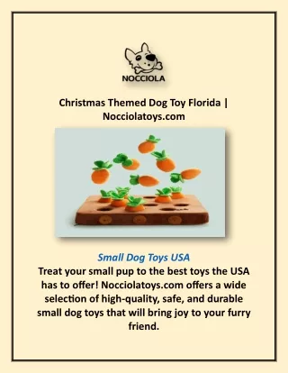 Small Dog Toys Usa | Nocciolatoys.com