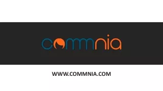 Commnia The Smarter Way To Manage Projects