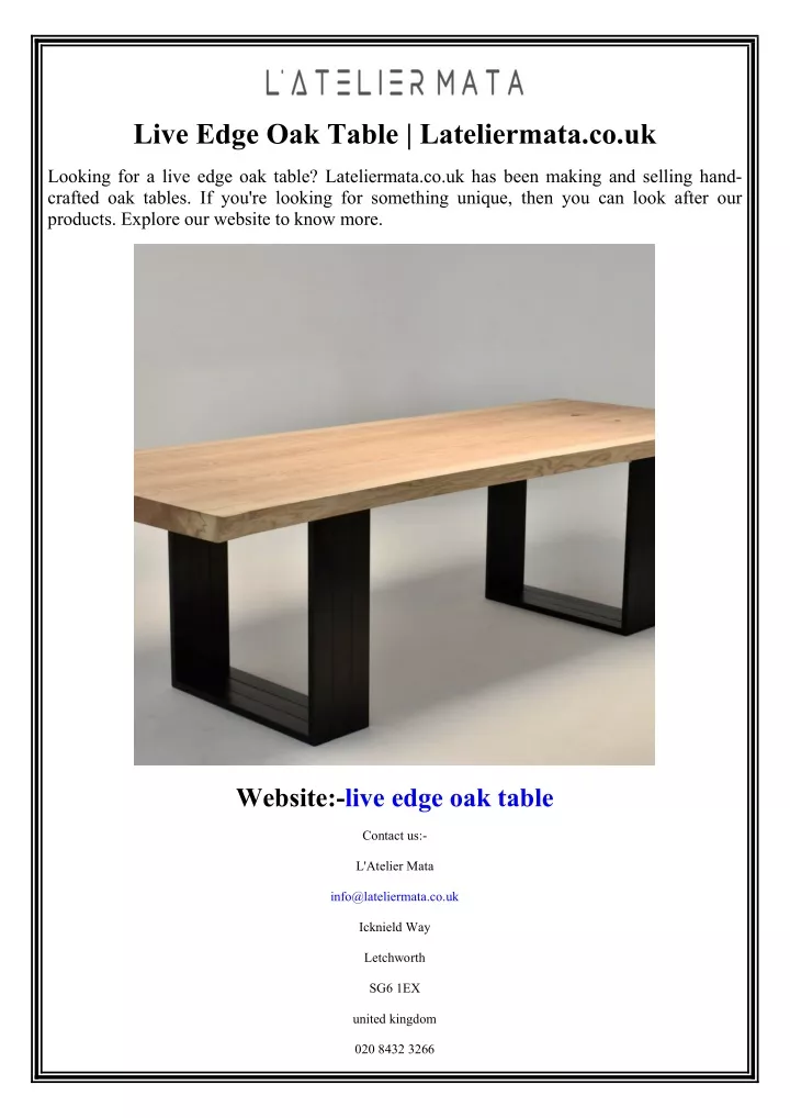 live edge oak table lateliermata co uk
