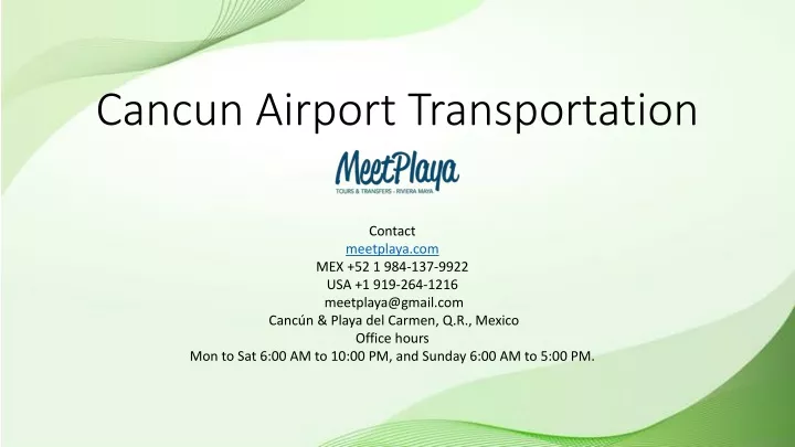 cancun airport transportation