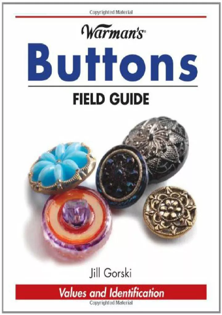 warman s buttons field guide warman s field guide