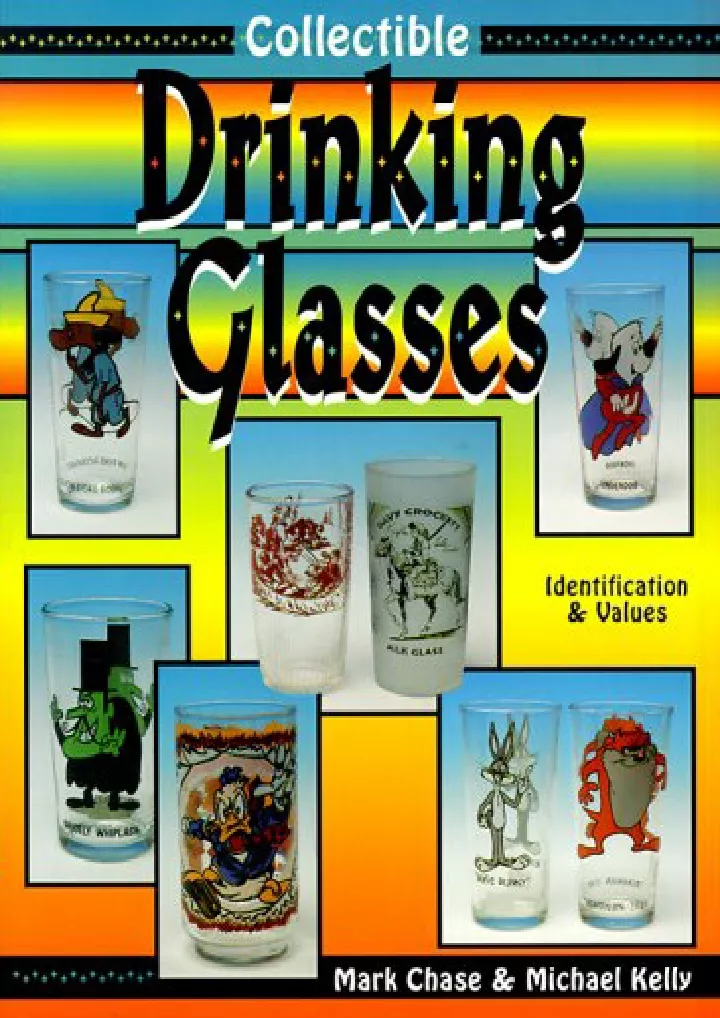 collectible drinking glasses identification