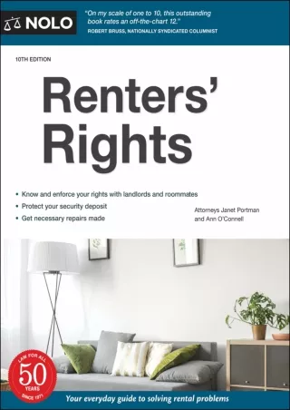 [PDF] DOWNLOAD FREE Renters' Rights free