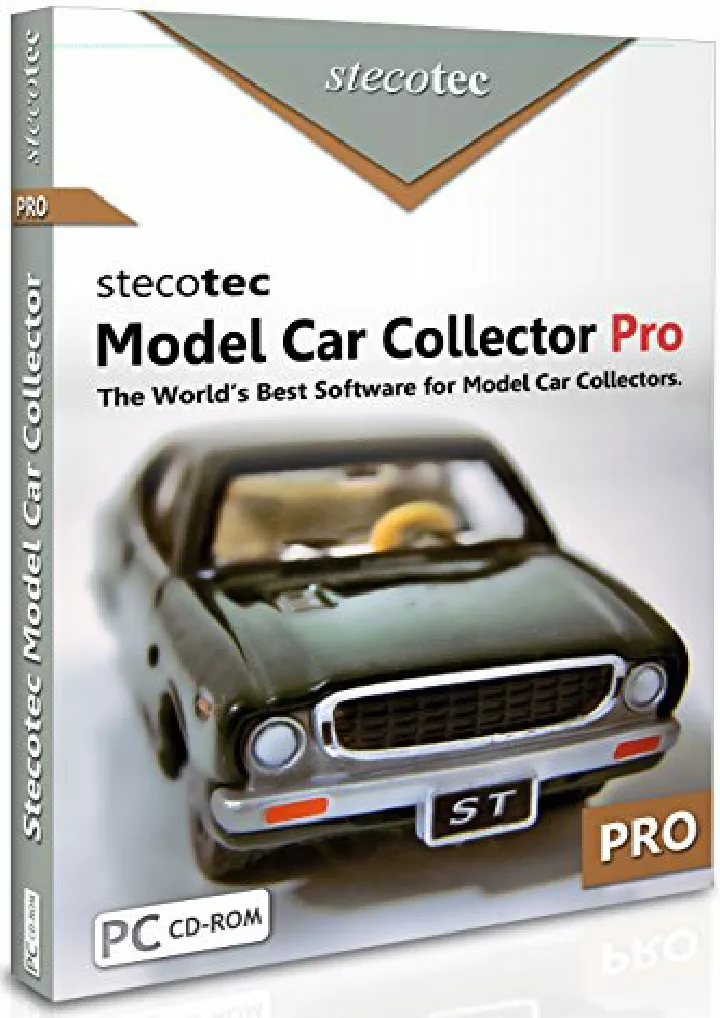 collecting software stecotec model car collector