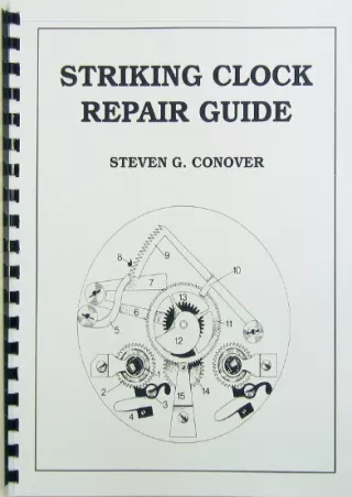 [PDF] DOWNLOAD FREE Striking Clock Repair Guide ebooks