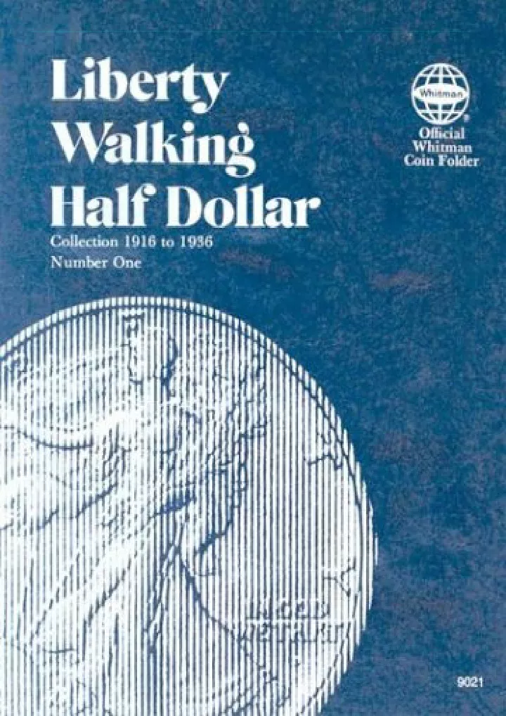 coin folders half dollars liberty walking 1916