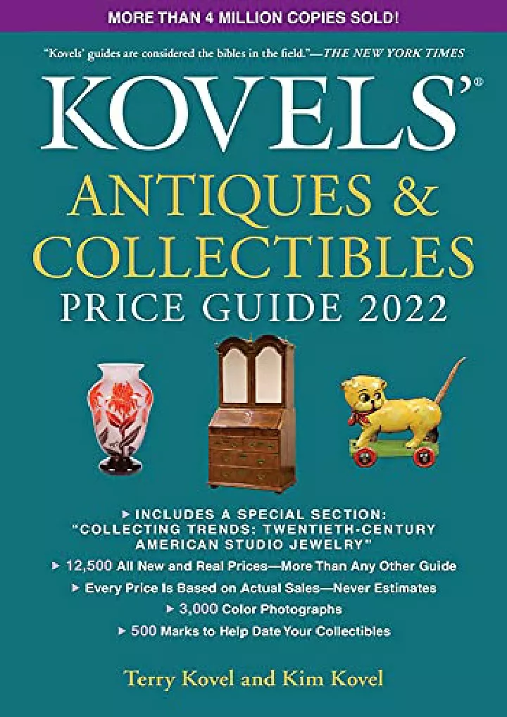 kovels antiques and collectibles price guide 2022