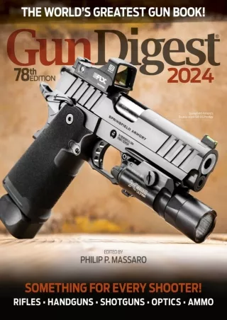 (PDF/DOWNLOAD) Gun Digest 2024, 78th Edition ipad