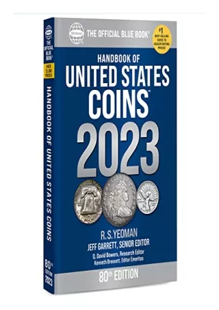 READ [PDF] Handbook of United States Coins 2023 (Blue Book) (Official Blue Books