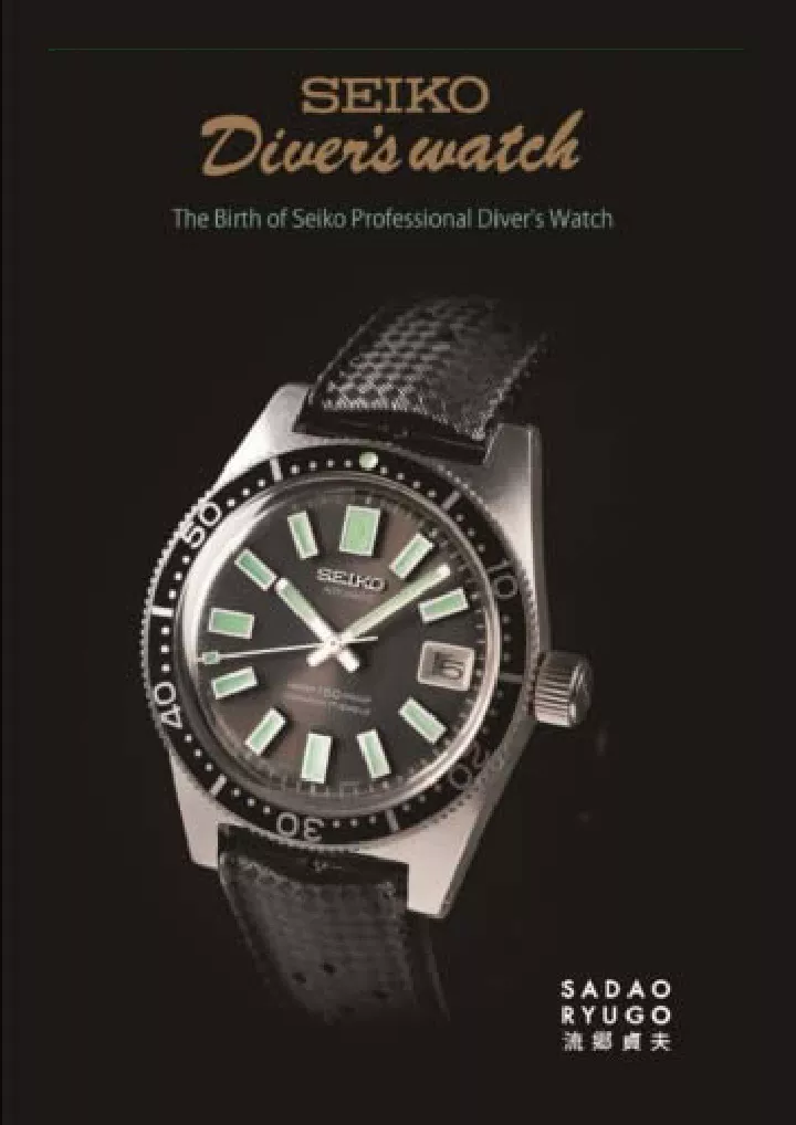 the birth of seiko professional diver s watch