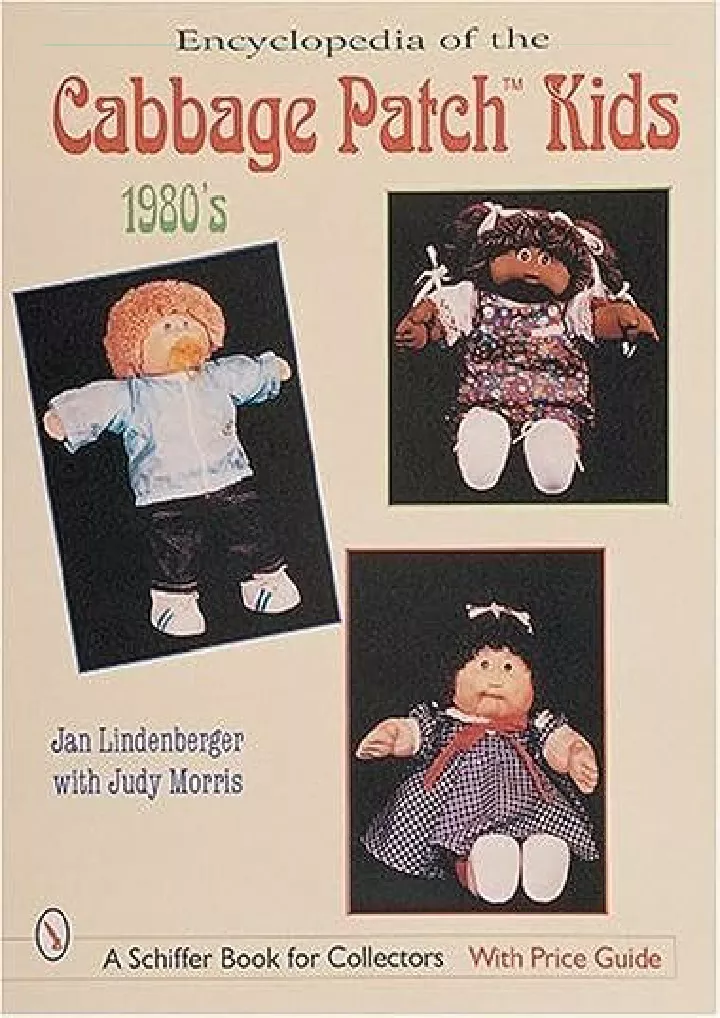 encyclopedia of cabbage patch kids r the 1980s