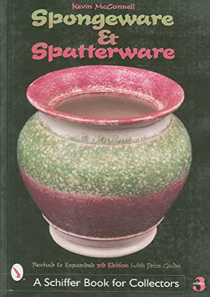 spongeware and spatterware schiffer book