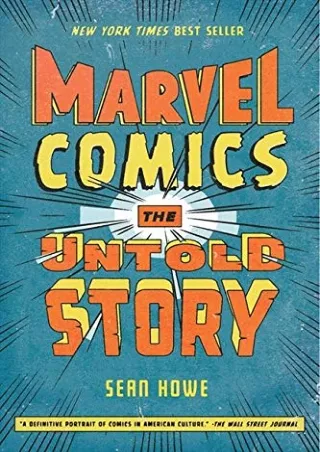 PDF Download Marvel Comics: The Untold Story epub