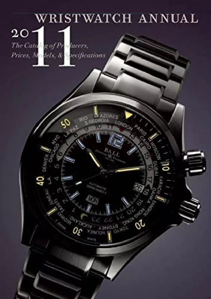 wristwatch annual 2011 the catalog of producers