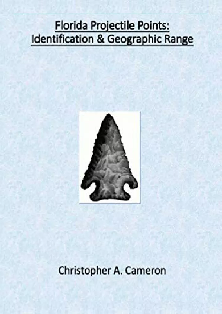 florida projectile points identification