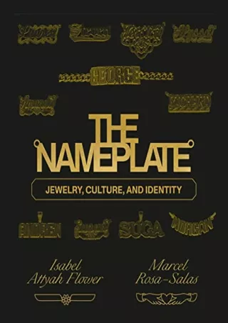 PDF/READ The Nameplate: Jewelry, Culture, and Identity bestseller