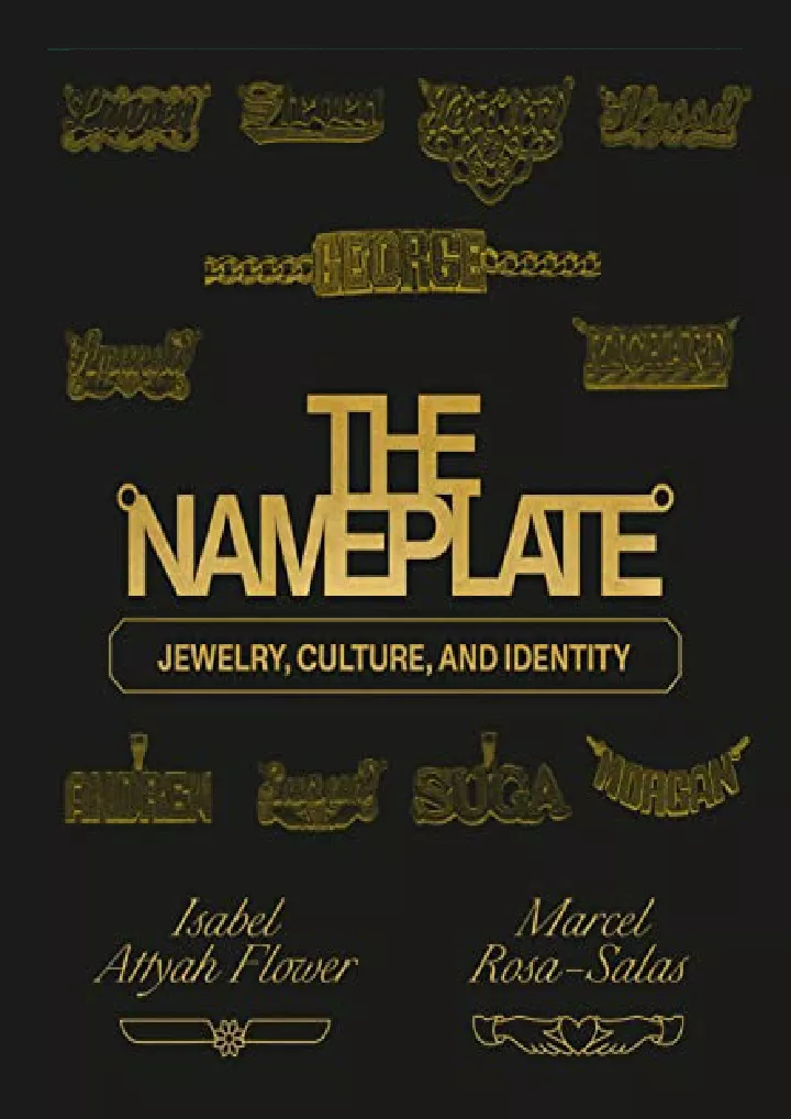 the nameplate jewelry culture and identity