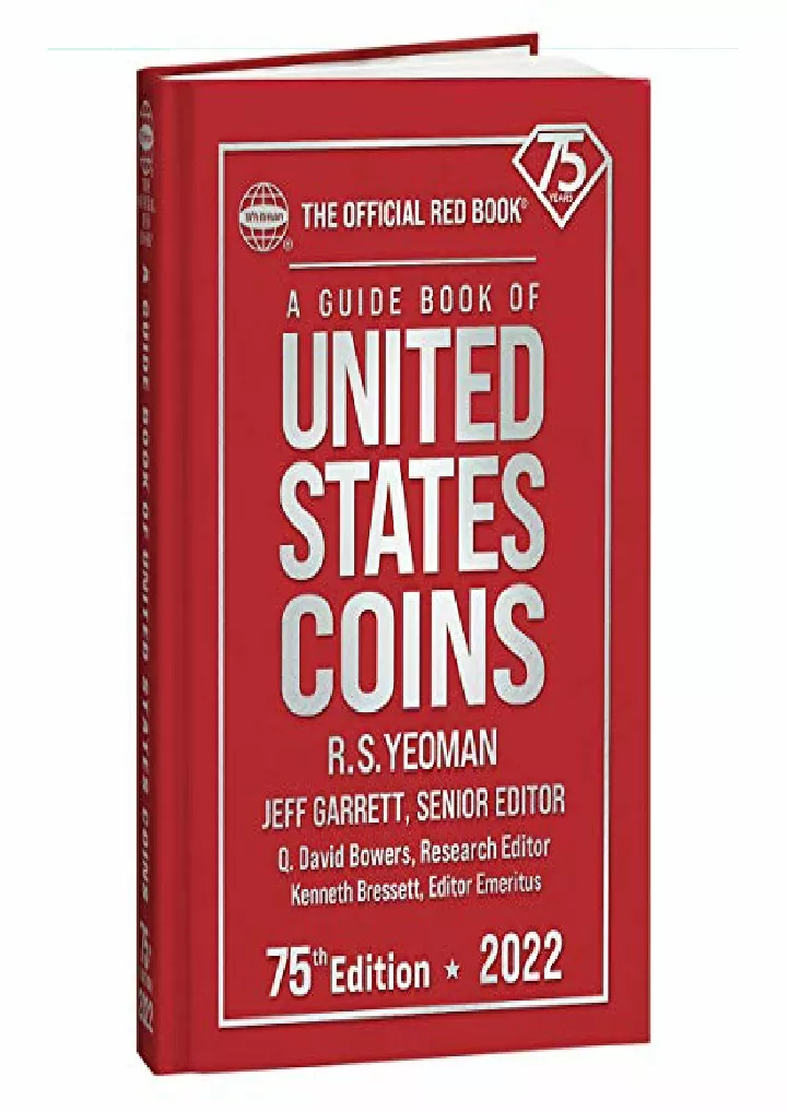 a guide book of united states coins 2022 75th