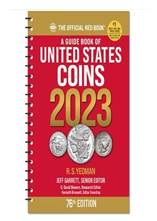 EPUB DOWNLOAD A Guide Book of US Coins 2023 (Guide Book of United States Coins)