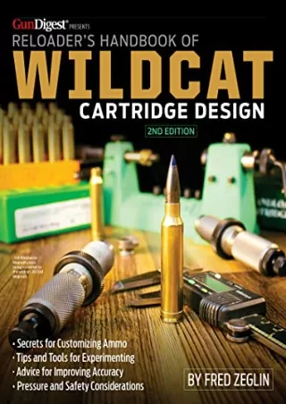 [PDF] READ Free Reloader's Handbook of Wildcat Cartridge Design epub