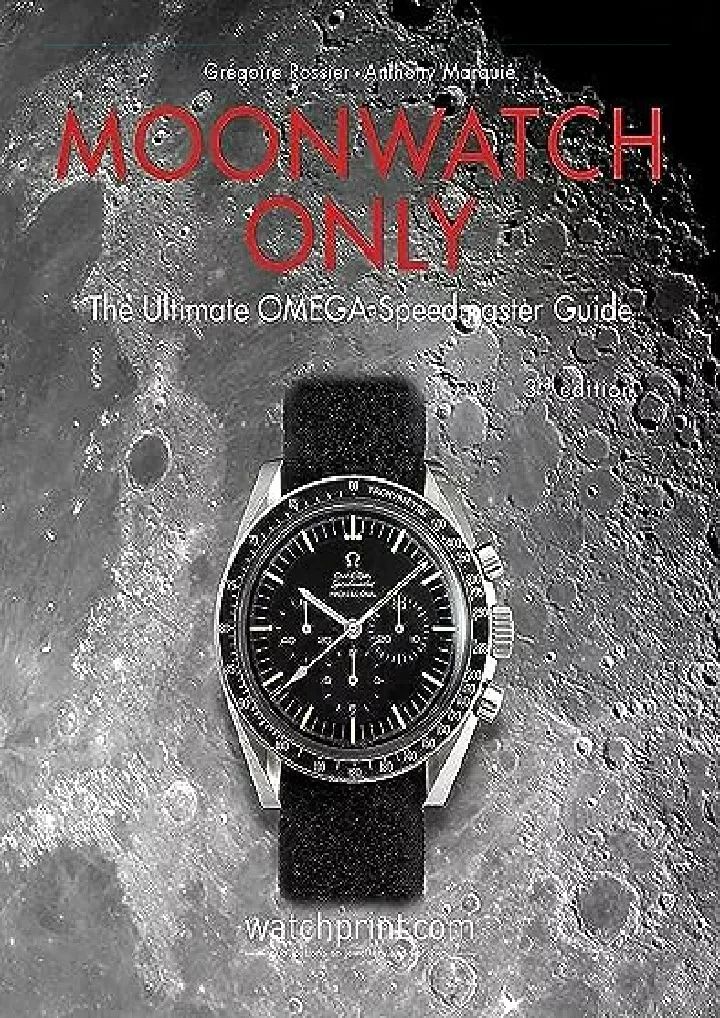 PPT DOWNLOAD PDF Moonwatch Only The Ultimate OMEGA