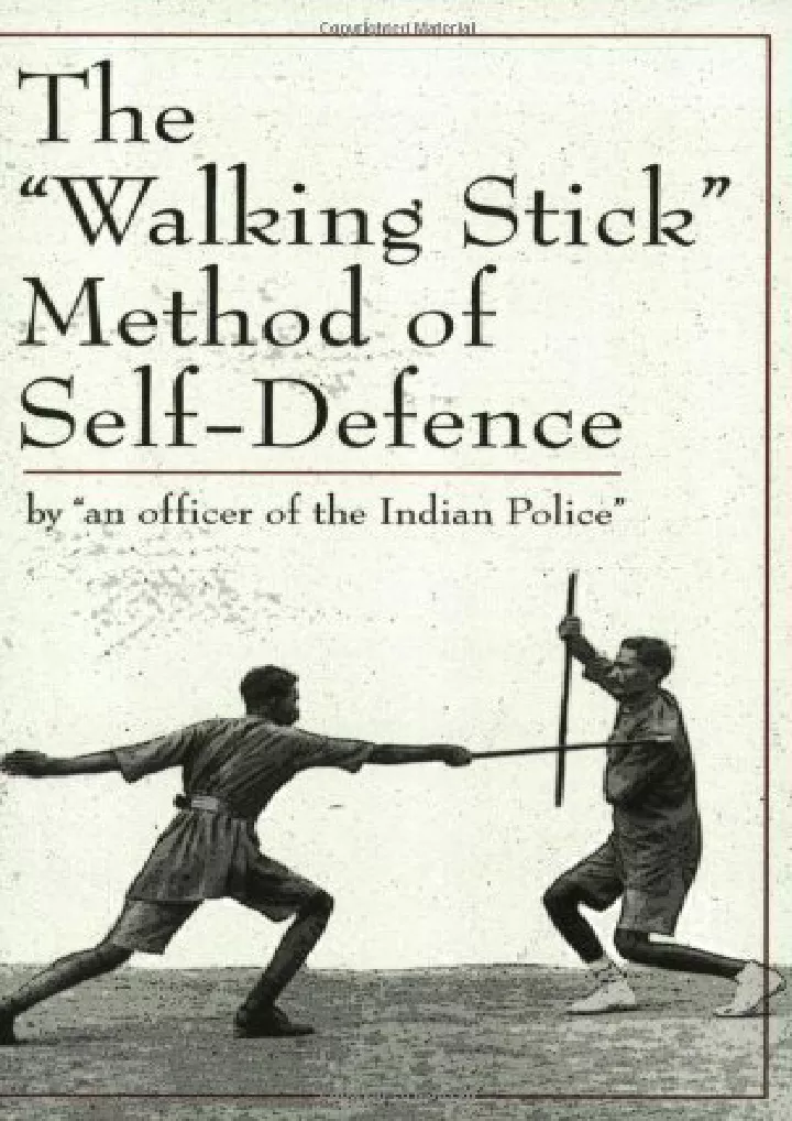 the walking stick method of self defense download