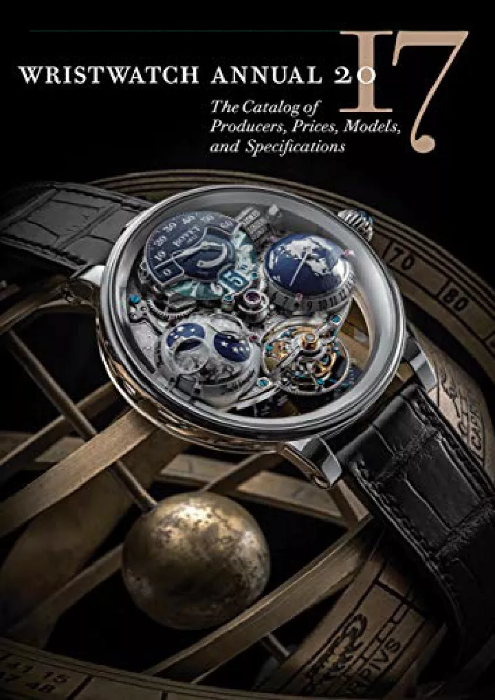 wristwatch annual 2017 the catalog of producers