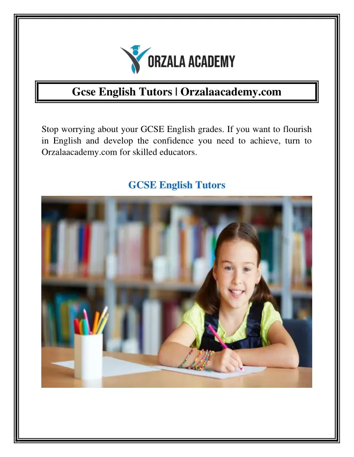 gcse english tutors orzalaacademy com