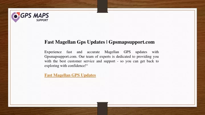 fast magellan gps updates gpsmapsupport