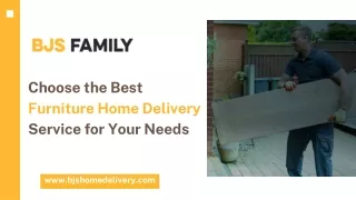 Choose the Best Furniture Home Delivery Service for Your Needs