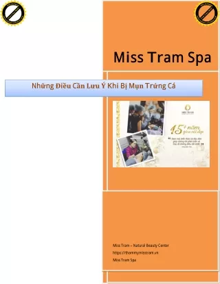 Top Lưu Ý Khi Bị Mụn Trứng Cá