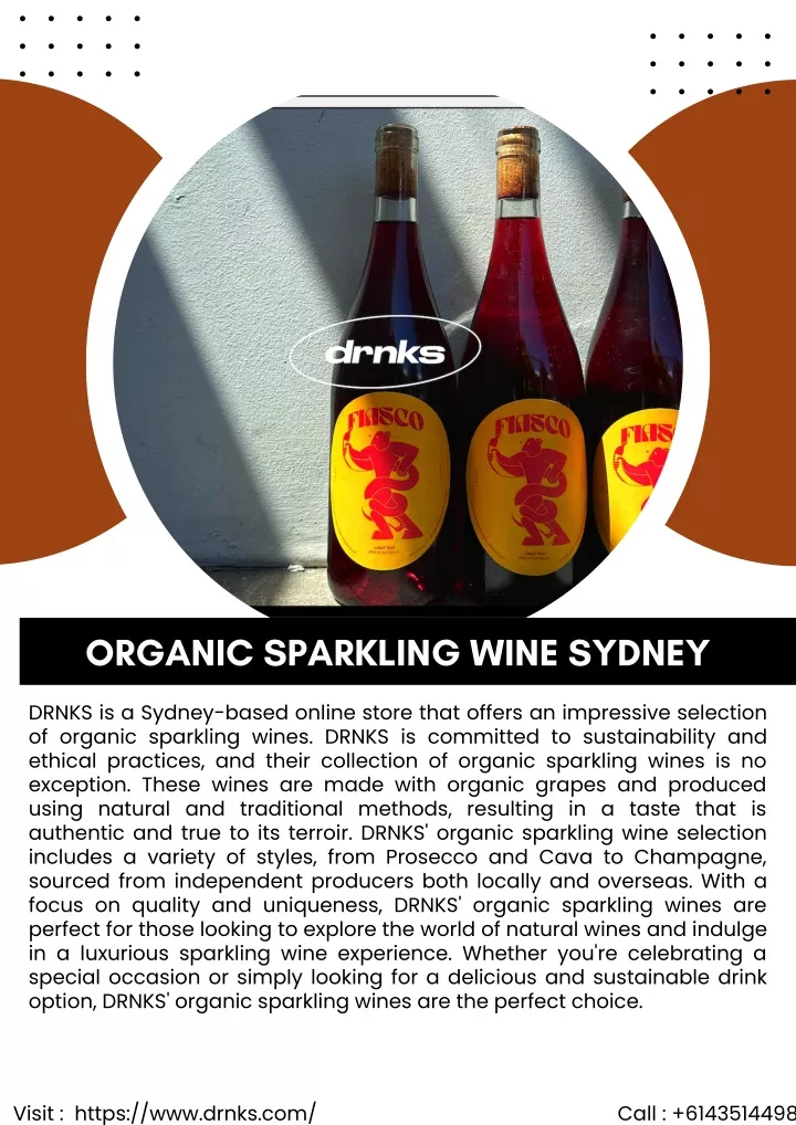 organic sparkling wine sydney