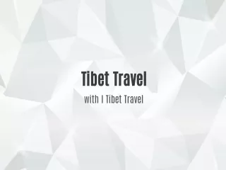 tibet travel with itibettravel
