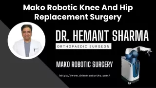Robotic Knee Replacement Surgery