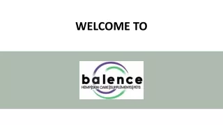 Online CBD Store Las Vegas At BalenceCo