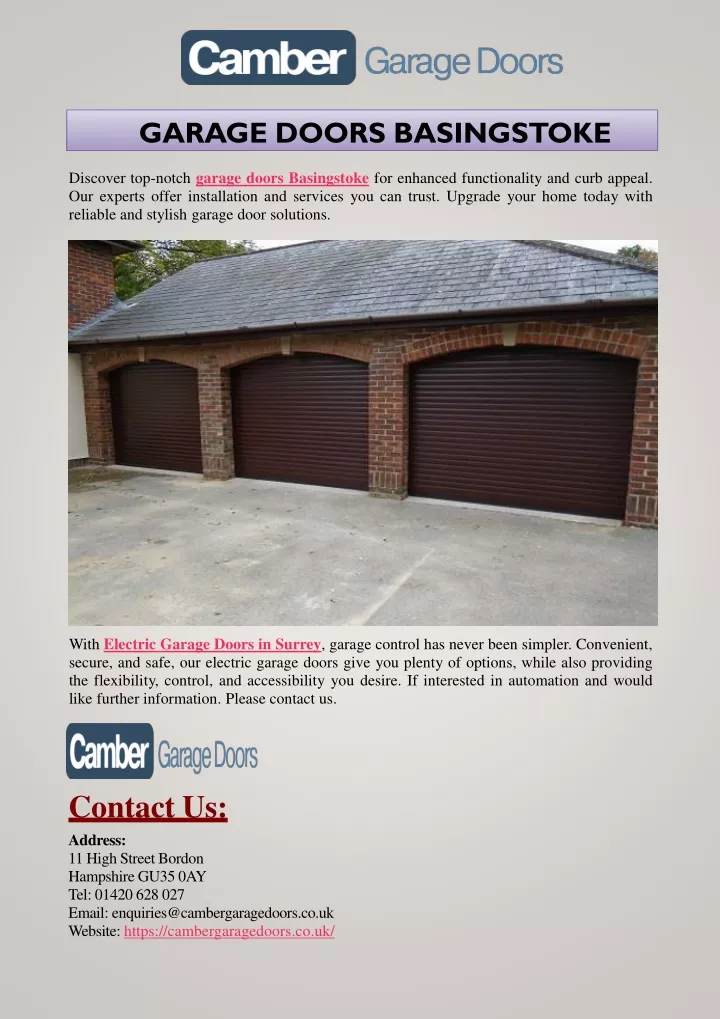 garage doors basingstoke