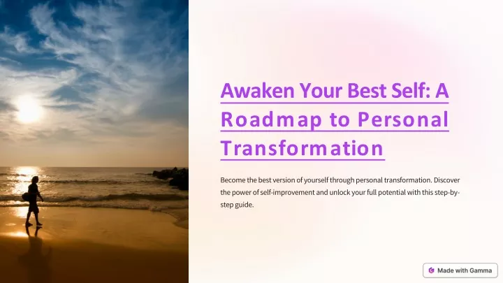 awaken your best self a roadmap to personal