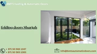 Folding Doors Sharjah - BMTS Auto Door